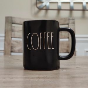 Rae Dunn Black Coffee Mug